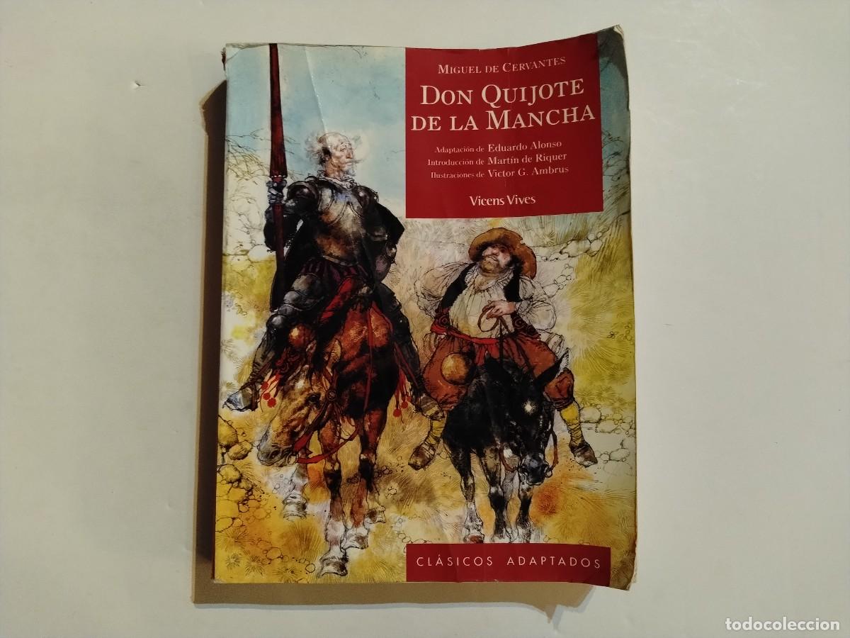 Libros de segunda mano: DON QUIJOTE DE LA MANCHA.MIGUEL DE CERVANTES - ADAPTACI&Oacute;N EDUARDO ALONSO 2008 (VER FOTOS)