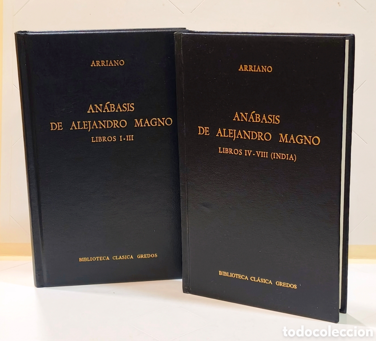 Libros de segunda mano: Arriano An&aacute;basis de Alejandro Magno 2 Tomos Gredos Historia Antigua Completa