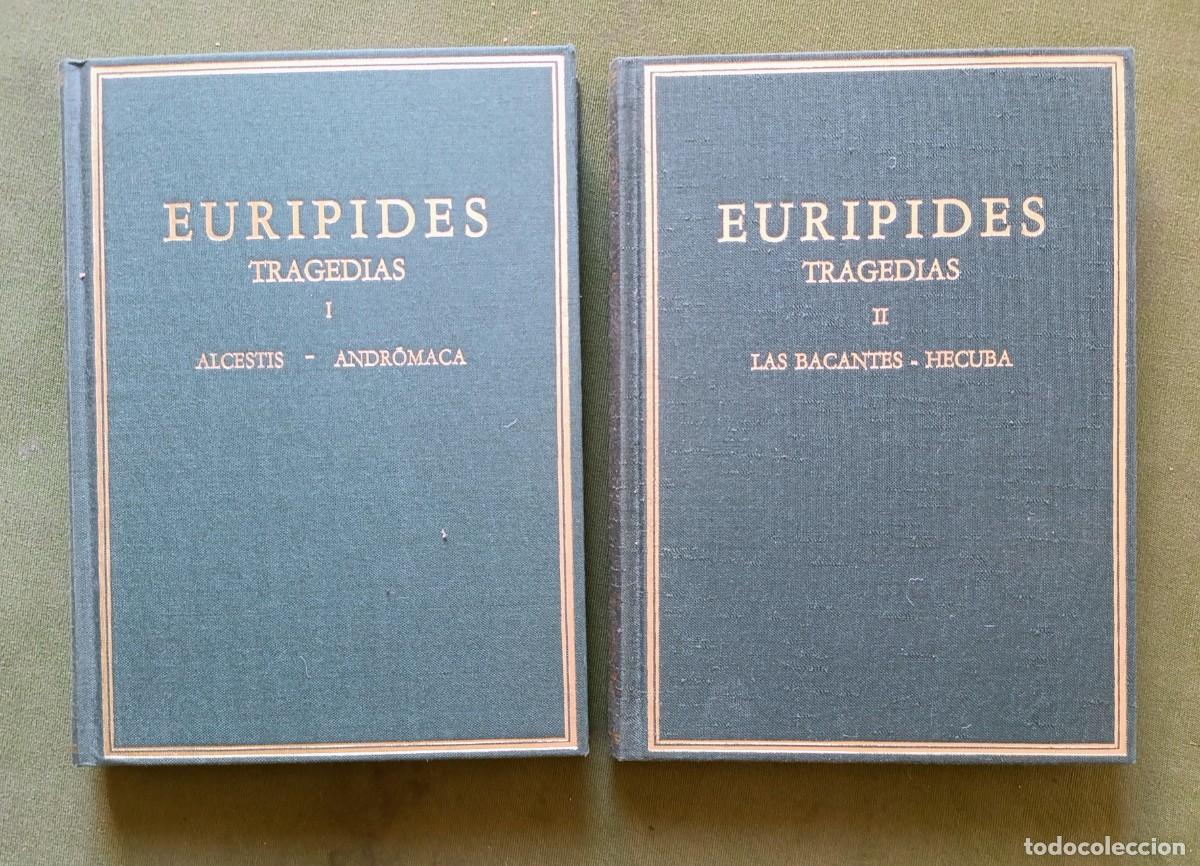 Libros de segunda mano: TRAGEDIAS DE EUR&Iacute;PIDES. I - ALCESTIS - ANDR&Oacute;MACA. II - LAS BACANTES - HECUBA - C.S.I.C. 1982 -D20