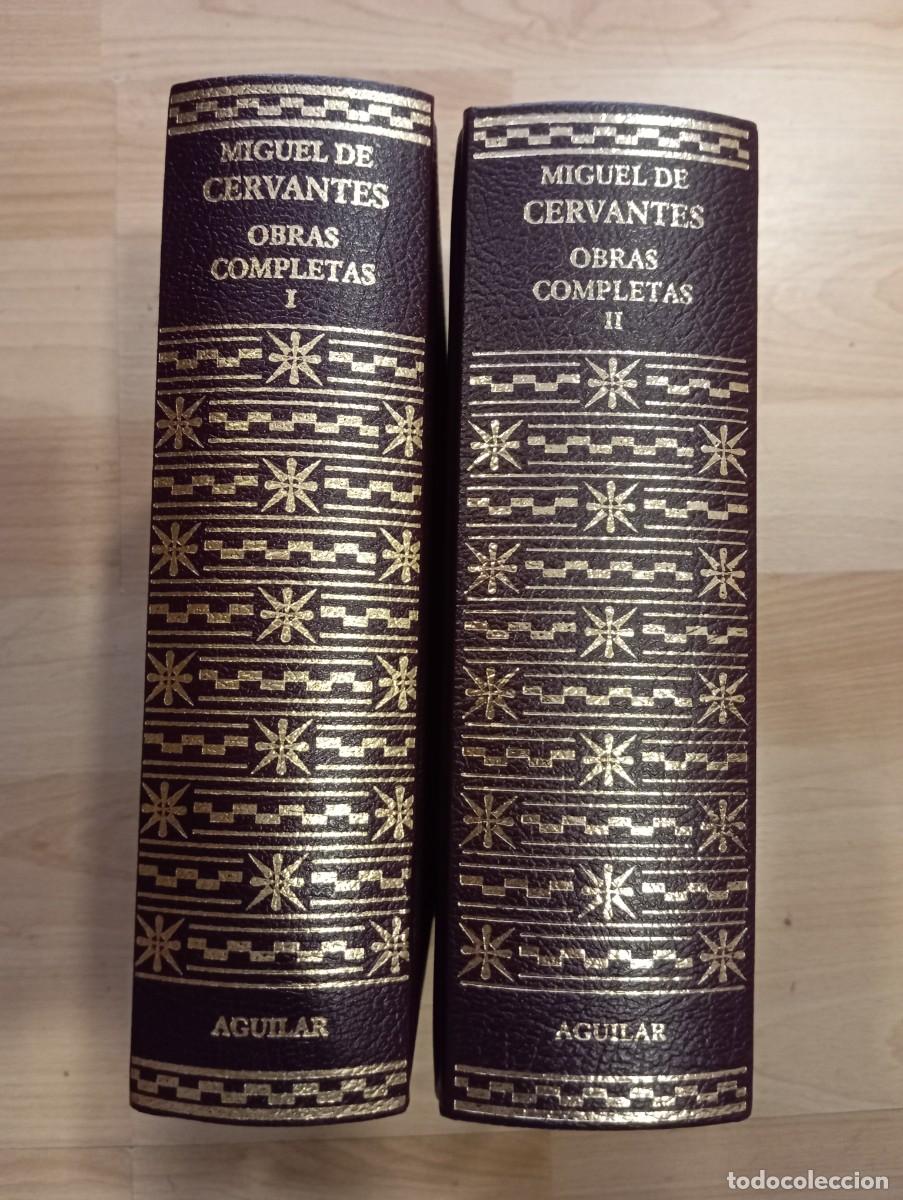 Libros de segunda mano: 'Don Quijote de la Mancha y Las doce novelas ejemplares'. Miguel de Cervantes. Aguilar, 2003.