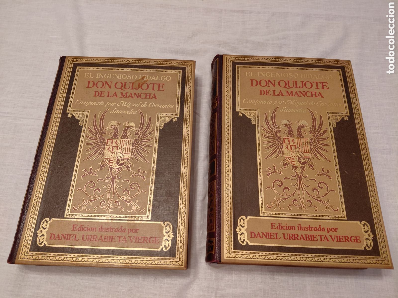 Libros de segunda mano: DON QUIJOTE DE LA MANCHA. EDICI&Oacute;N ILUSTRADA POR DANIEL URRABIETA VIERGE.SALVAT EDITORES 1930