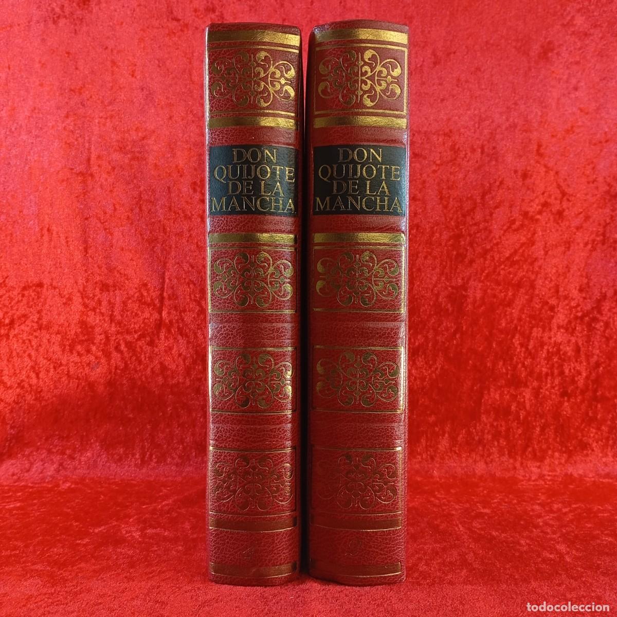 Libros de segunda mano: EL INGENIOSO HIDALGO DON QUIJOTE DE LA MANCHA MIGUEL DE CERVANTES - 1983 - 2 TOMOS ILUSTRADOS / 1552