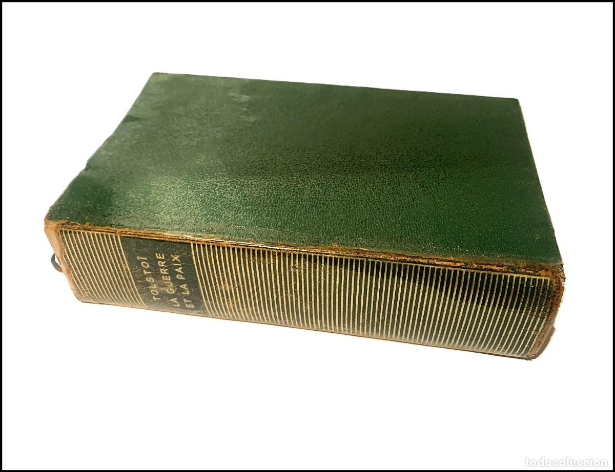 Libros de segunda mano: 1952. Tolstoi. Guerra y paz. Valorada edici&oacute;n francesa de Pl&eacute;iade. 1654 p&aacute;ginas.