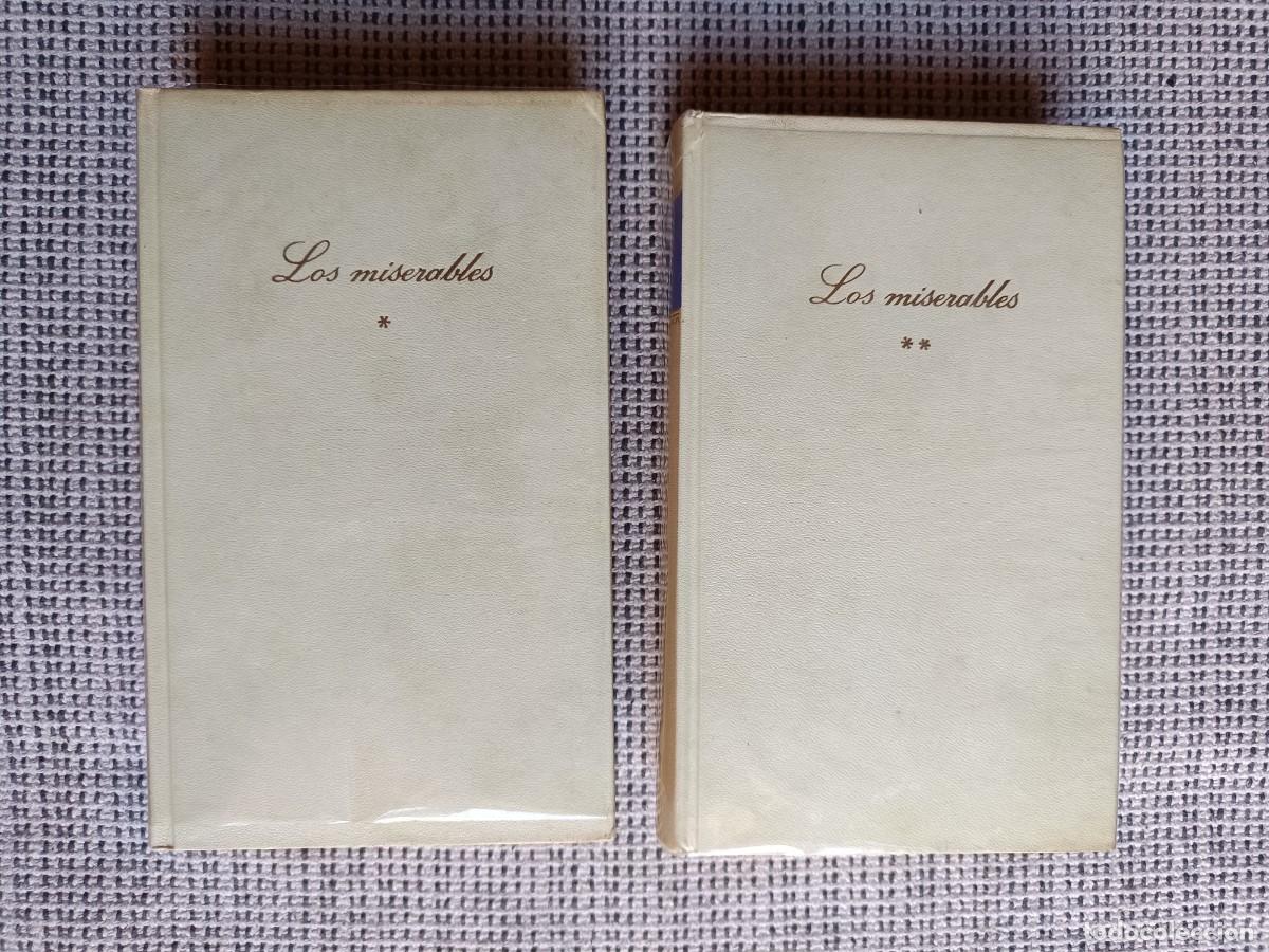 Libros de segunda mano: Libros.Los miserables. V&iacute;ctor Hugo 2 tomos.