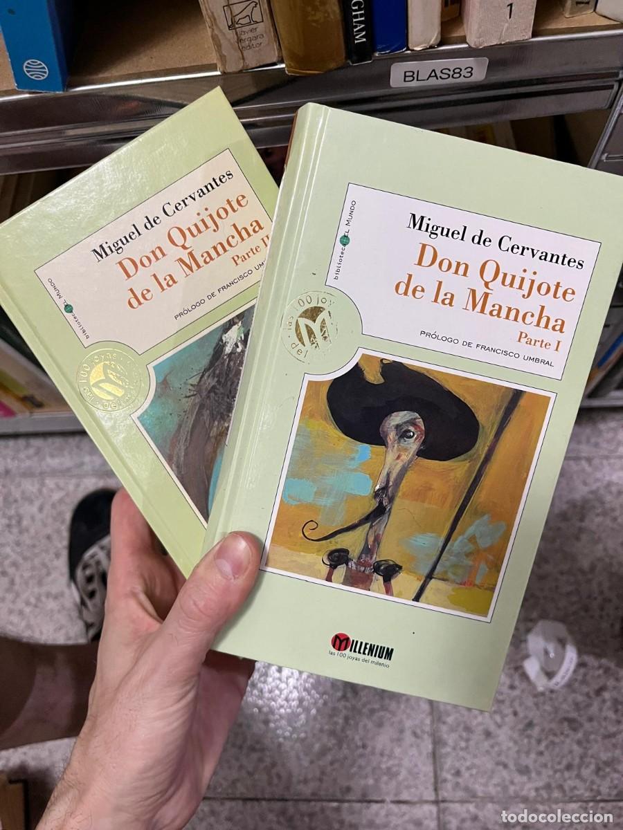 Libros de segunda mano: BLAS83 &ndash; Don Quijote de la Mancha. Dos tomos - Miguel de Cervantes &ndash; Millenium &ndash;