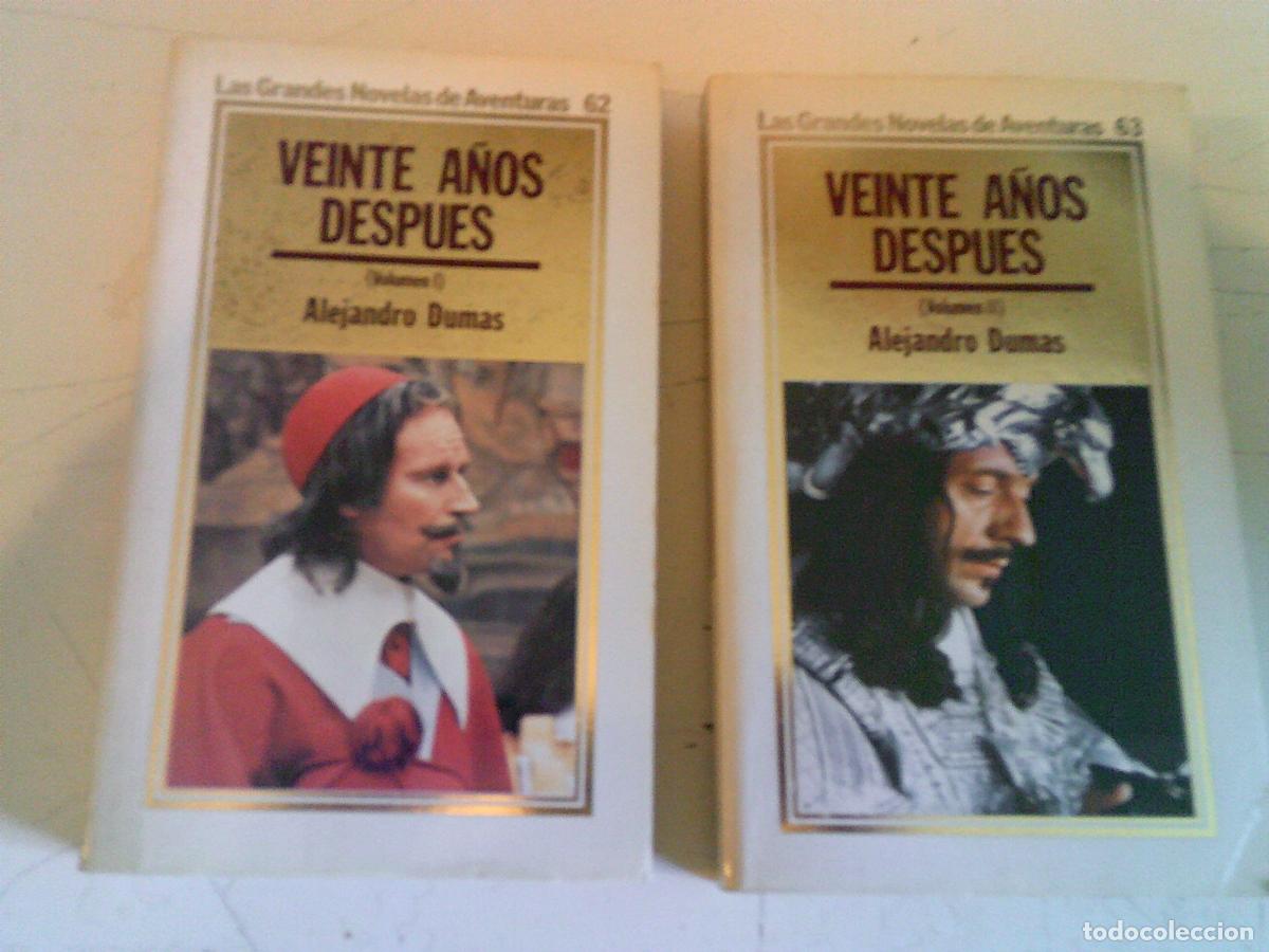 Libros de segunda mano: Las grandes novelas de aventuras Orbis Veinte a&ntilde;os despues Volumen I y II