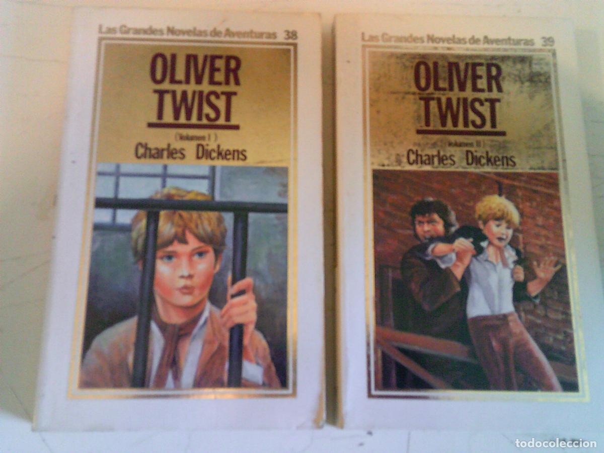 Libros de segunda mano: Las grandes novelas de aventuras Orbis Oliver Twist Dickens Volumen I y II