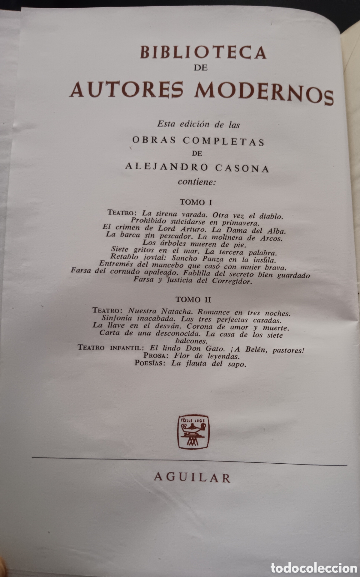 Libros de segunda mano: Alejandro Casona. Obras completas - Foto 2