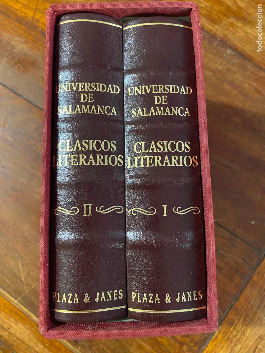 Libros de segunda mano: Cl&aacute;sicos literarios Universidad de Salamanca - Fernando de Rojas, Miguel de Cervantes Saavedra, An&oacute;n