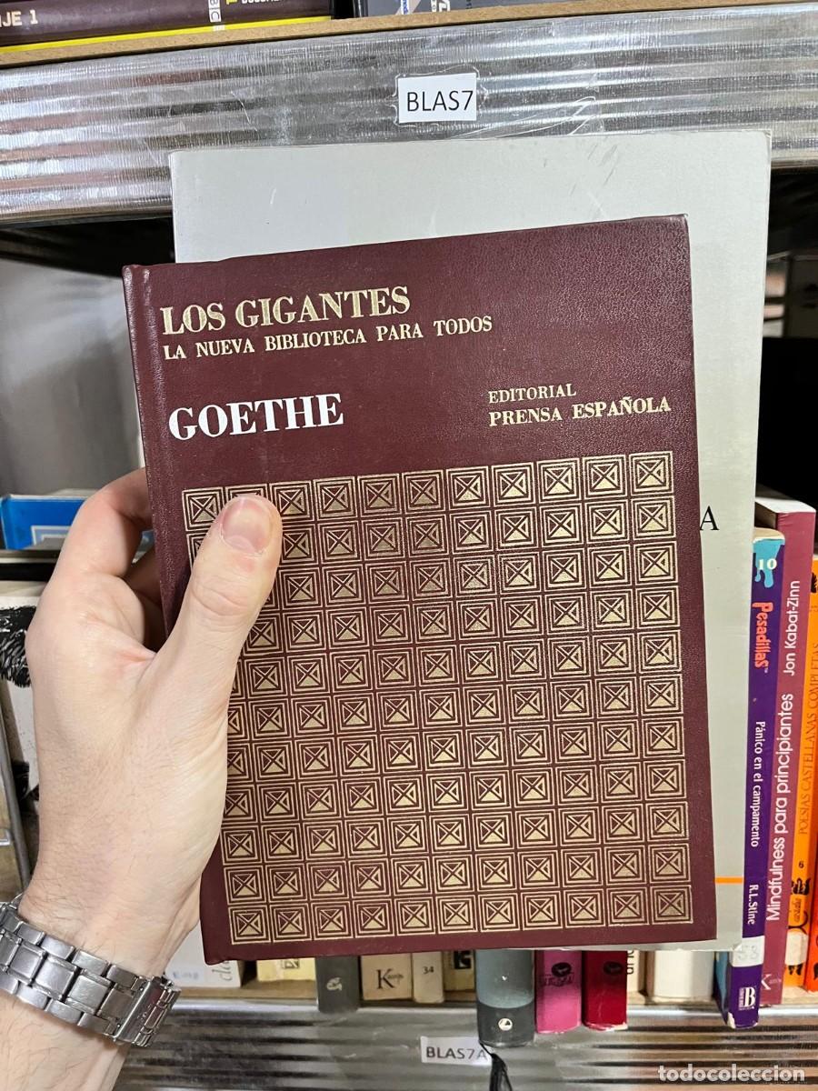 Libros de segunda mano: BLAS7 &ndash; Goethe &ndash; Colecci&oacute;n Los Gigantes, Editorial Prensa Espa&ntilde;ola.