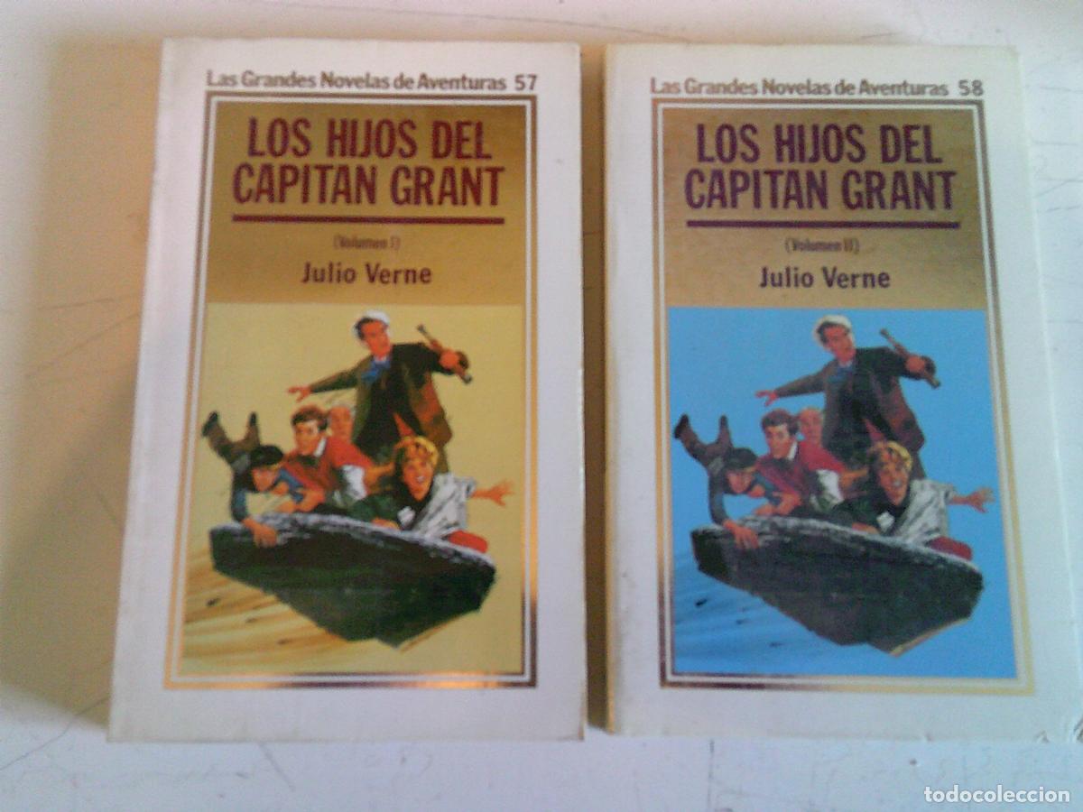 Libros de segunda mano: Las grandes novelas de aventuras Orbis Los hijos del capitan Grant Julio Verne Volumen I y II