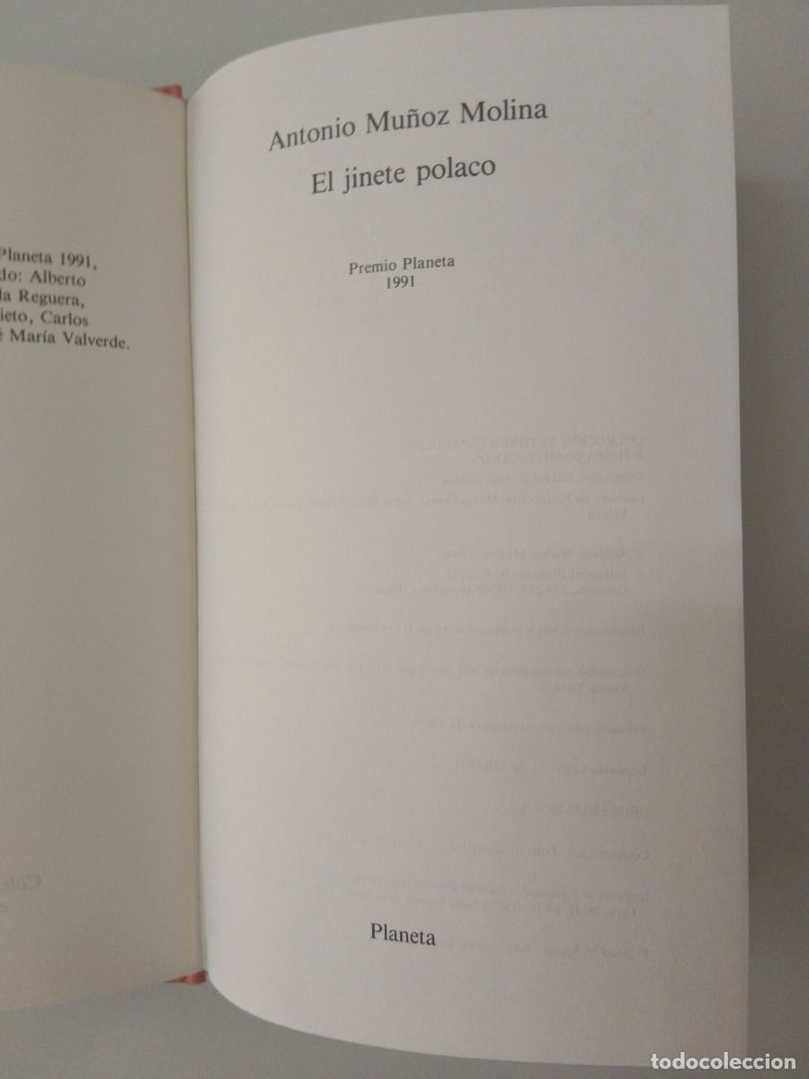 Libros de segunda mano: EL JINETE POLACO A. MU&Ntilde;OZ MOLINA - Foto 6