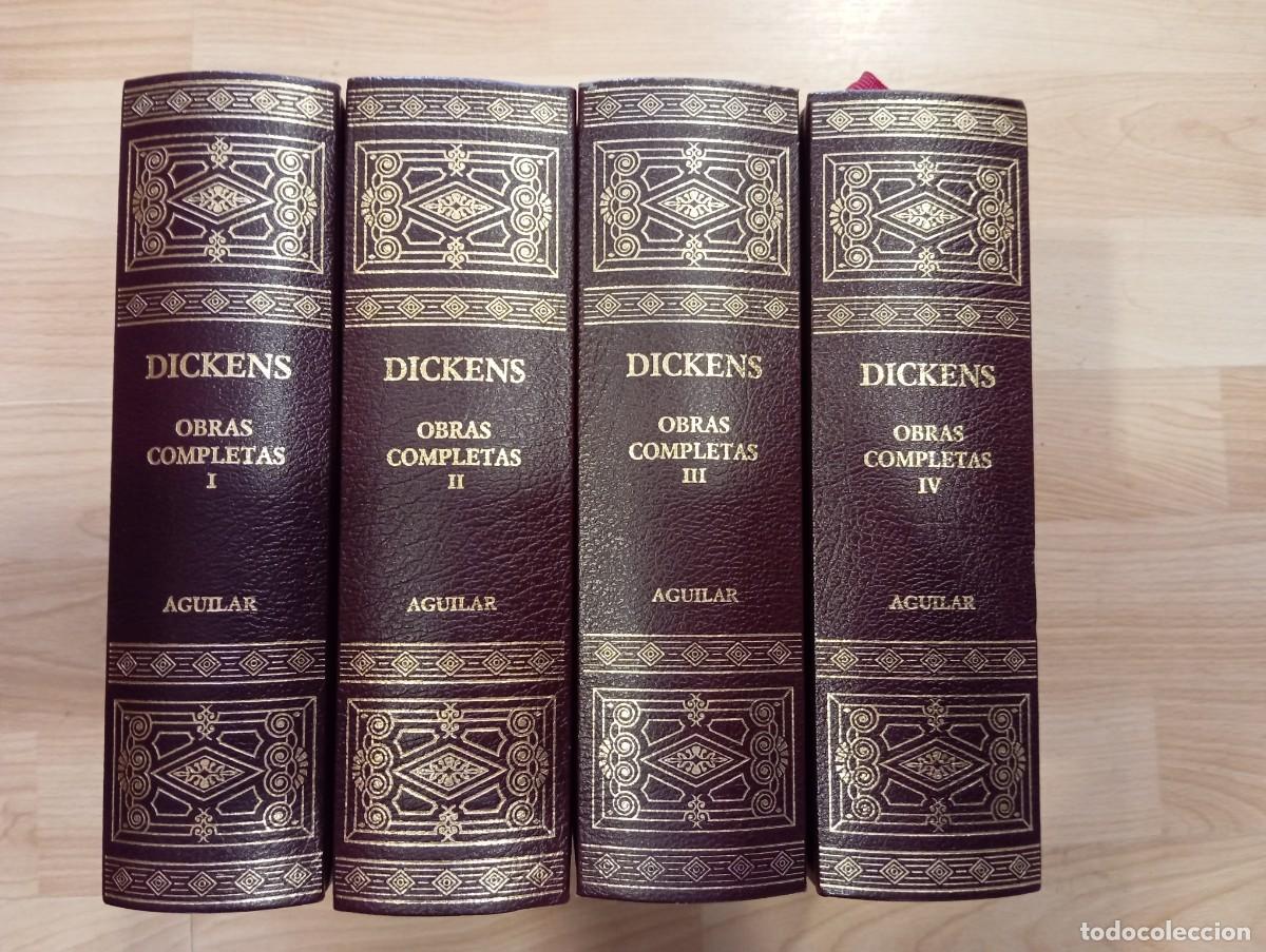 Libros de segunda mano: 'Obras completas. Charles Dickens'. Aguilar, 2003. 4 vol&uacute;menes