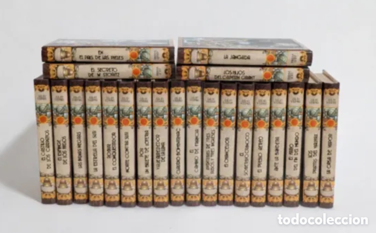 Libros de segunda mano: Colecci&oacute;n 22 novelas . Julio Verne. Ediciones Dalmau Socias