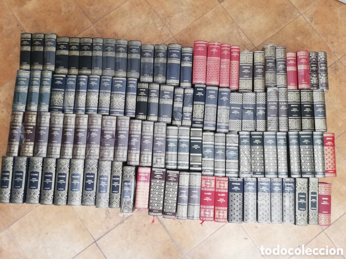 Libros de segunda mano: Colecci&oacute;n Obras completas Cl&aacute;sicos Aguilar. Edici&oacute;n RBA 2004. Completa 103 tomos