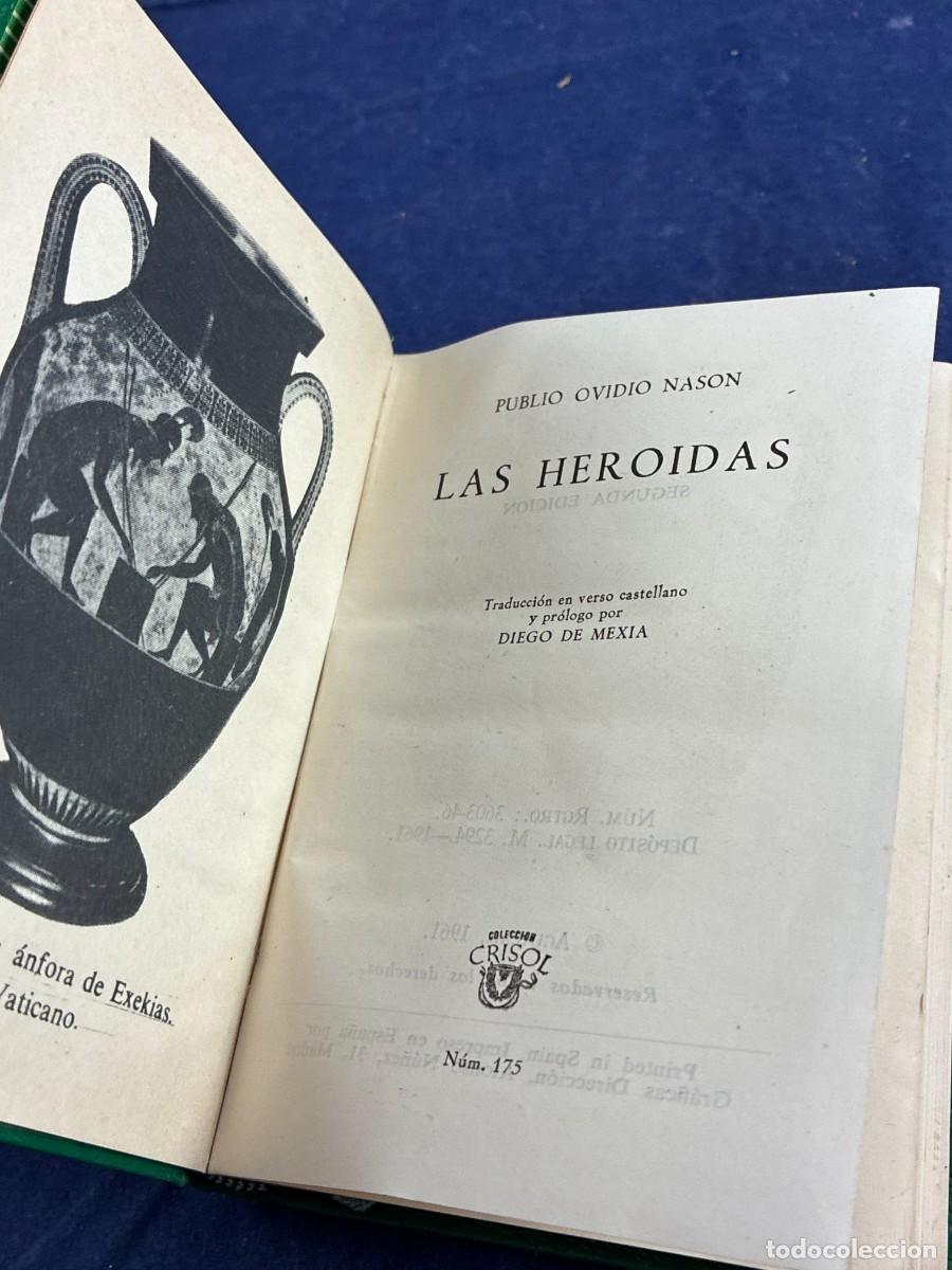 Libros de segunda mano: Las Heroidas - Ovidio - 1961 - Aguilar Crisol 175- Buen estado