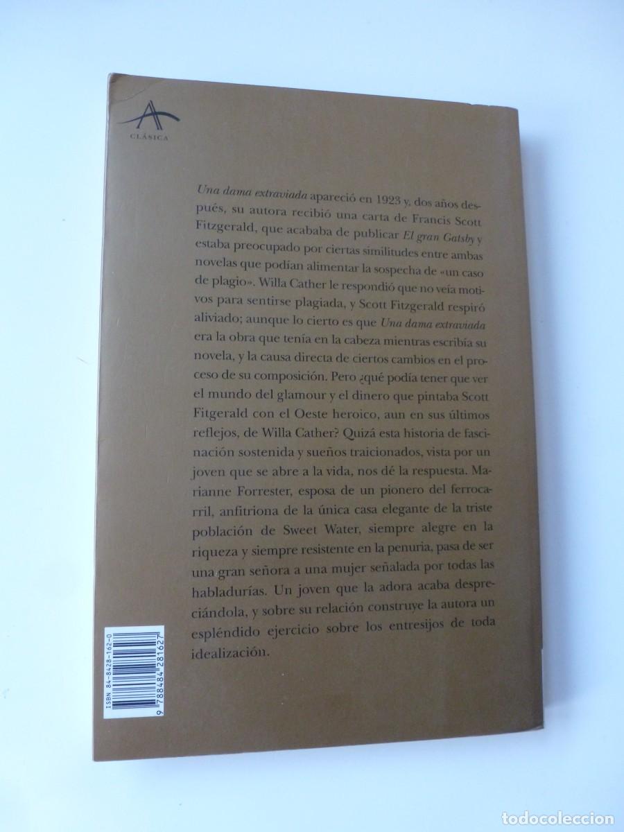 Libros de segunda mano: UNA DAMA EXTRAVIADA. WILLA CATHER. ALBA EDITORIAL - Foto 2