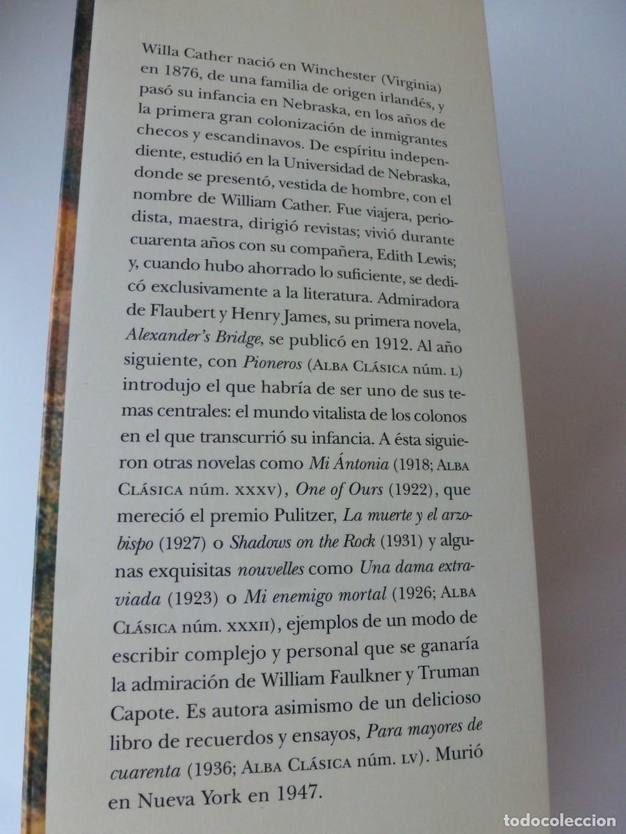 Libros de segunda mano: UNA DAMA EXTRAVIADA. WILLA CATHER. ALBA EDITORIAL - Foto 3