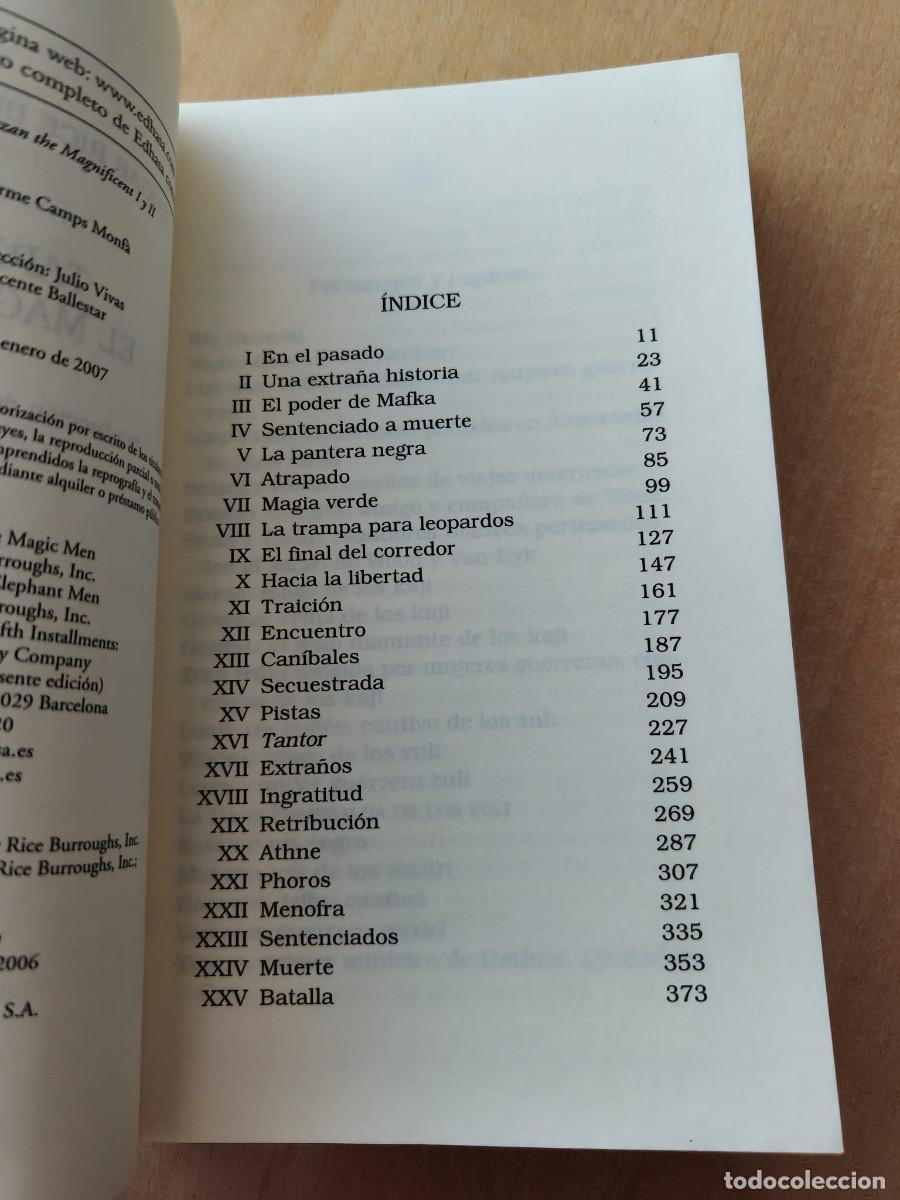 Libros de segunda mano: TARZ&Aacute;N - Edgar Rice Burroughs - Edhasa, 2007 - Foto 5