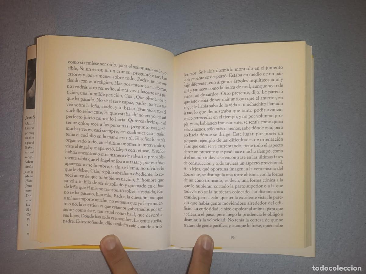 Libros de segunda mano: Cain - Jose Saramago (Editorial Alfaguara) - Foto 4