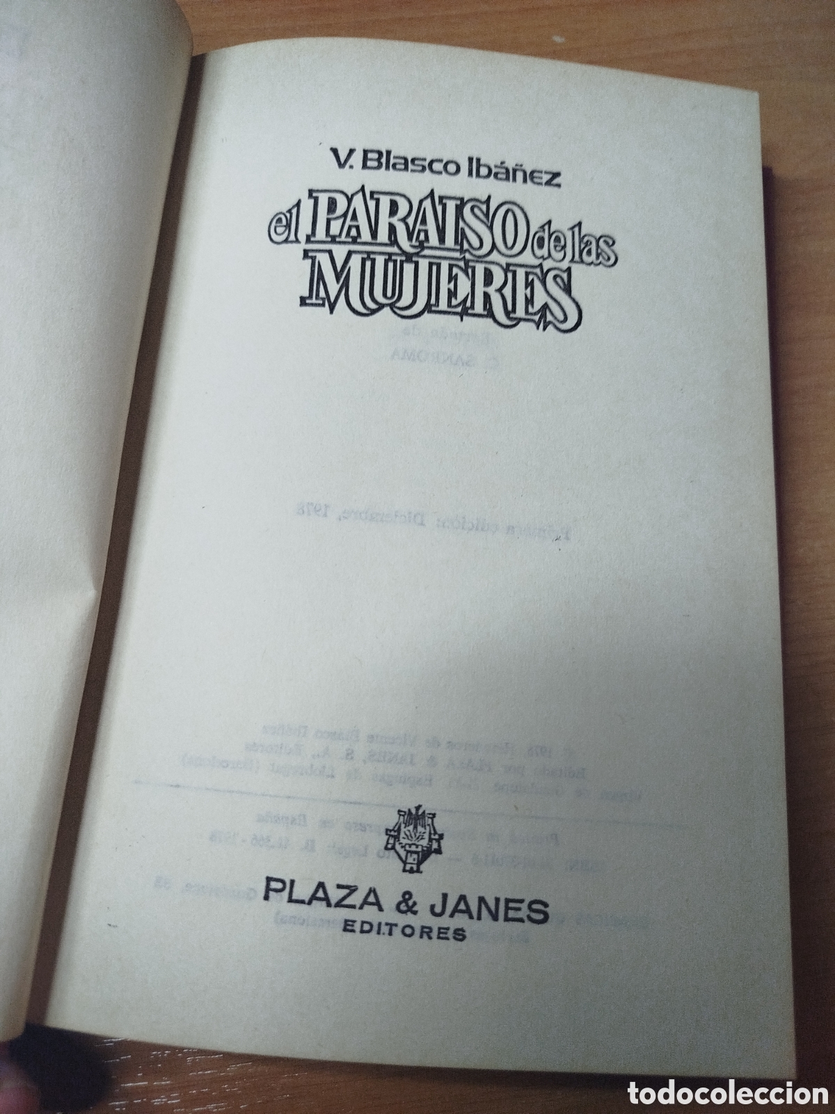 Libros de segunda mano: El para&iacute;so de las mujeres. Blasco Ib&aacute;&ntilde;ez - Foto 3