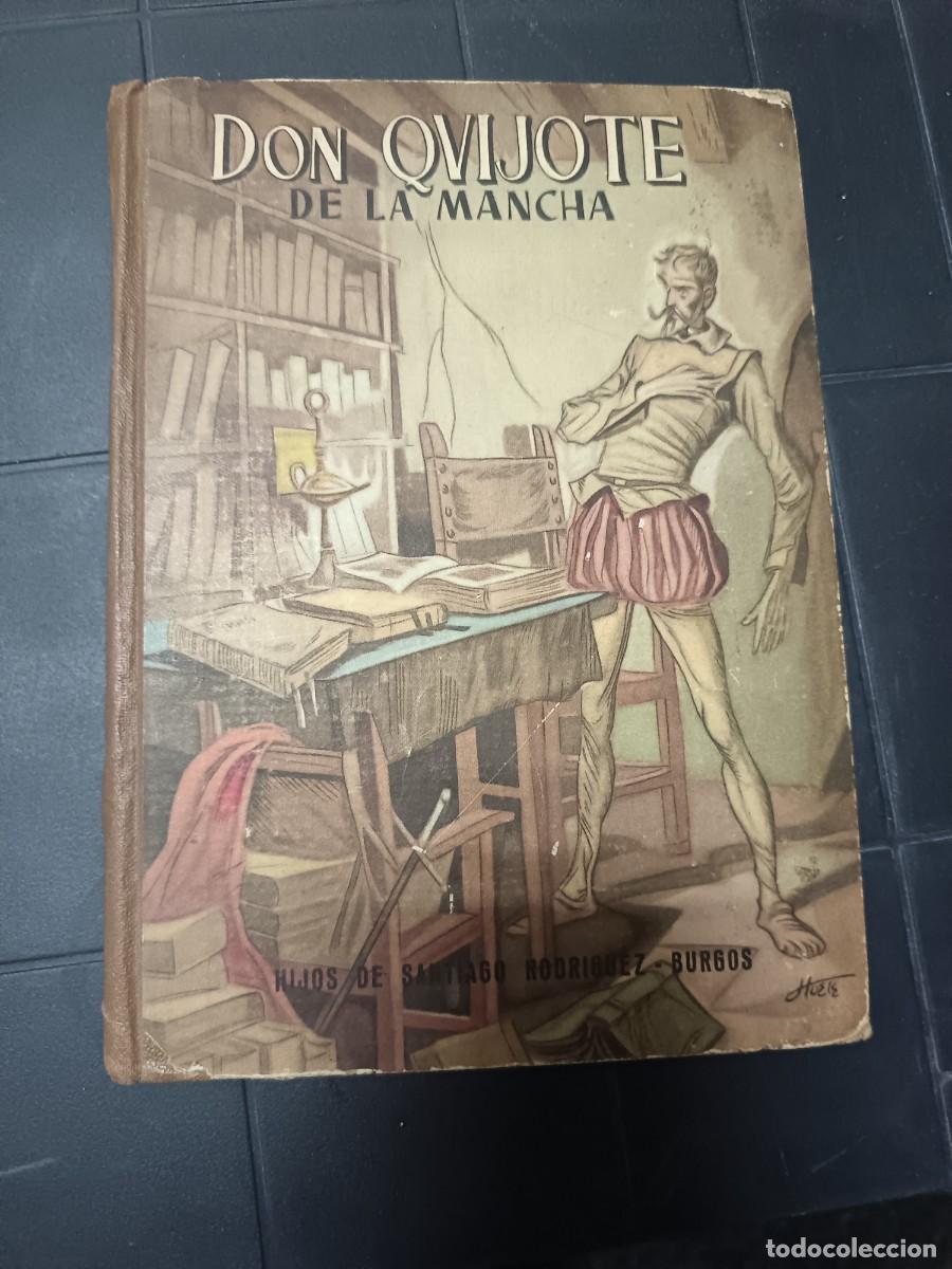 Libros de segunda mano: Don Quijote de la Mancha, Miguel de Cervantes, Edici&oacute;n Escolar 1958