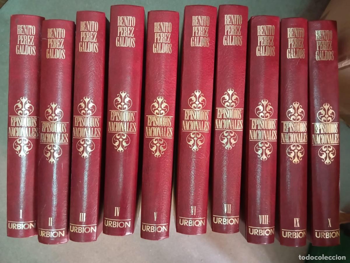 Libros de segunda mano: Los episodios nacionales, de Benito P&eacute;rez Gald&oacute;s- ed.Urbion,1978-10 tomos, completa
