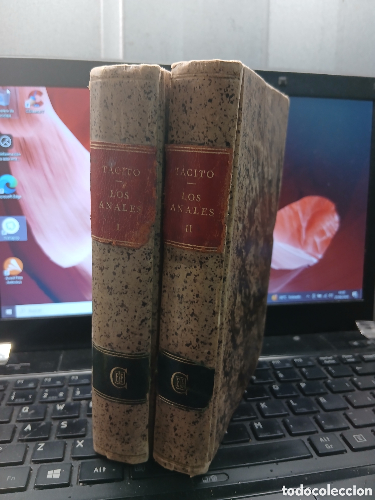 Libros de segunda mano: CAYO CORNELIO TACITO LOS ANALES 2 TOMOS EMECE