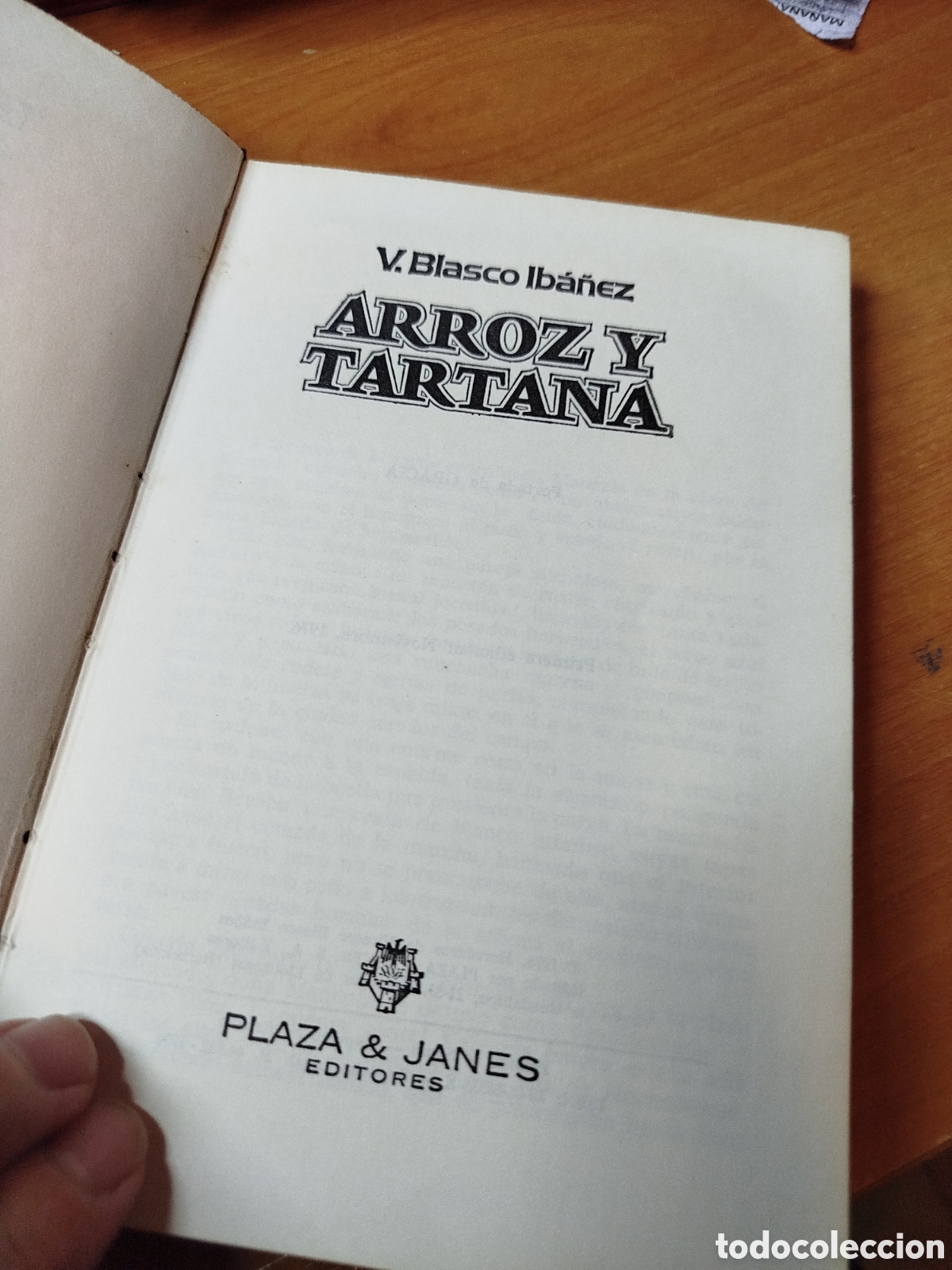 Libros de segunda mano: Arroz y tartana. Blasco Ib&aacute;&ntilde;ez - Foto 2