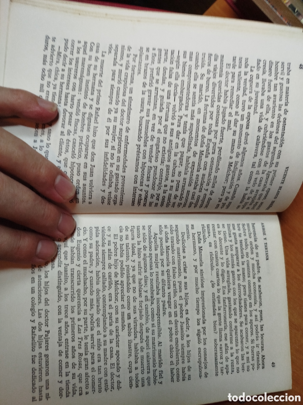 Libros de segunda mano: Arroz y tartana. Blasco Ib&aacute;&ntilde;ez - Foto 3