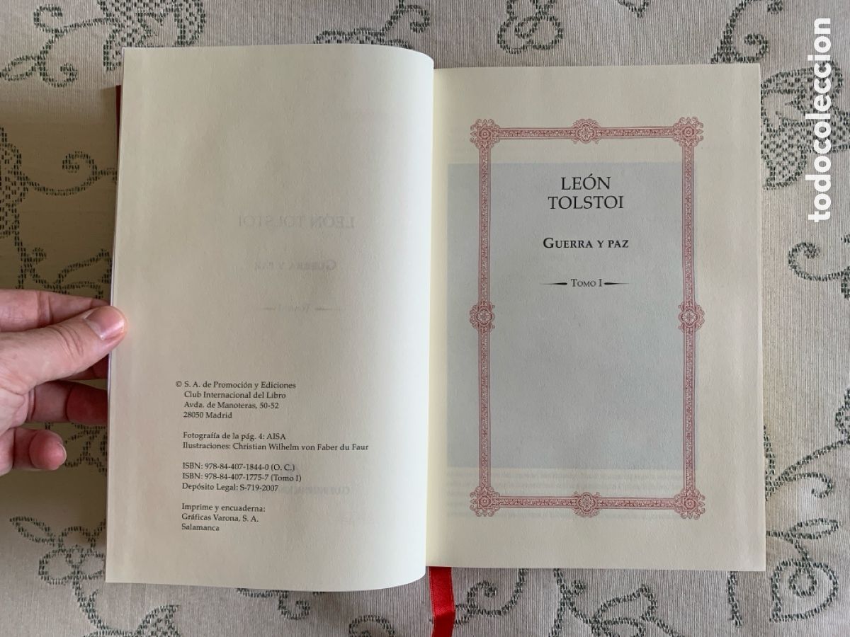 Libros de segunda mano: Guerra y Paz 1 Le&oacute;n Tolst&oacute;i - Foto 5