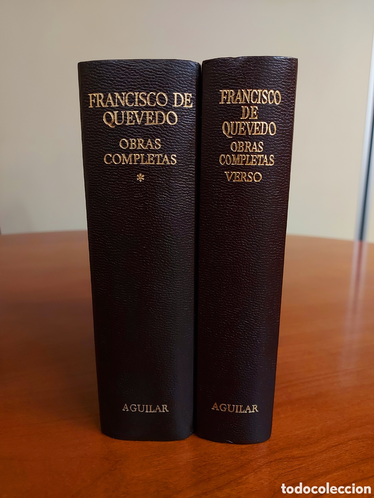 Libros de segunda mano: Francisco de Quevedo, Obras Completas. Prosa y Verso. Aguilar, 1974 y 1981.
