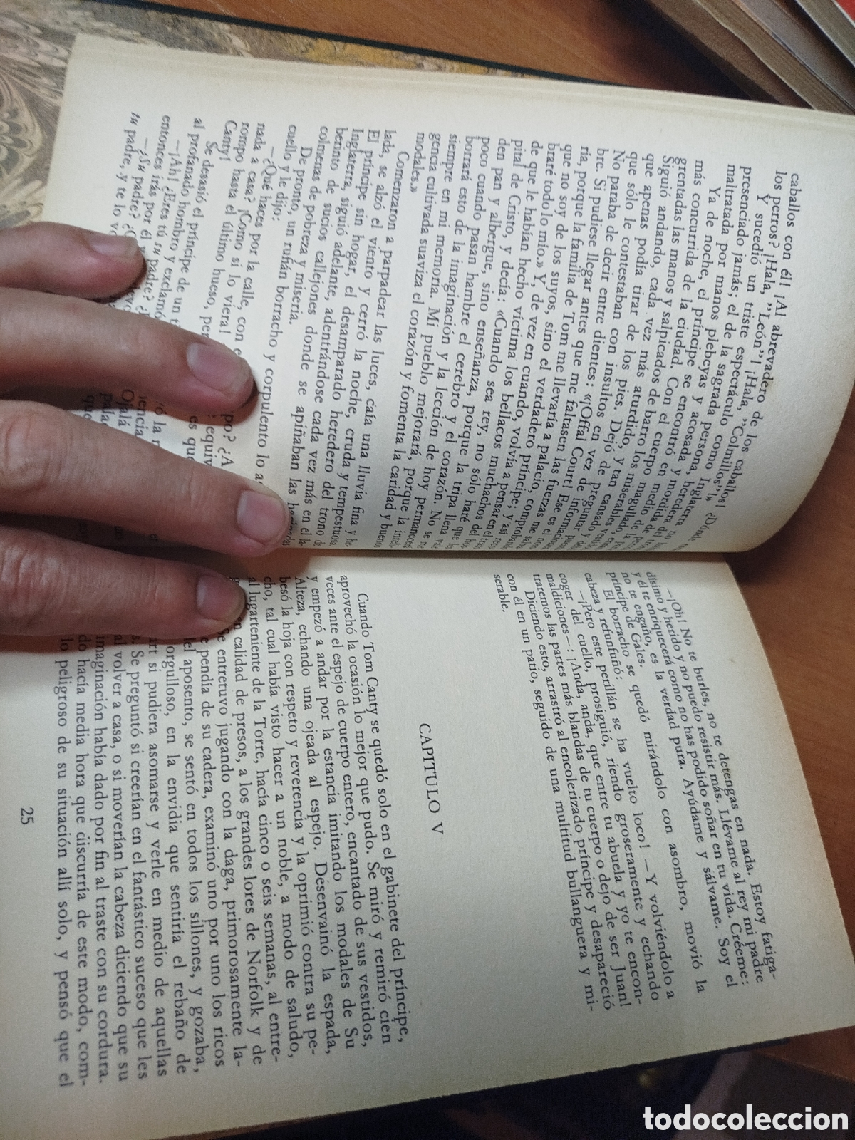 Libros de segunda mano: El pr&iacute;ncipe y el mendigo. Mark twain. - Foto 2
