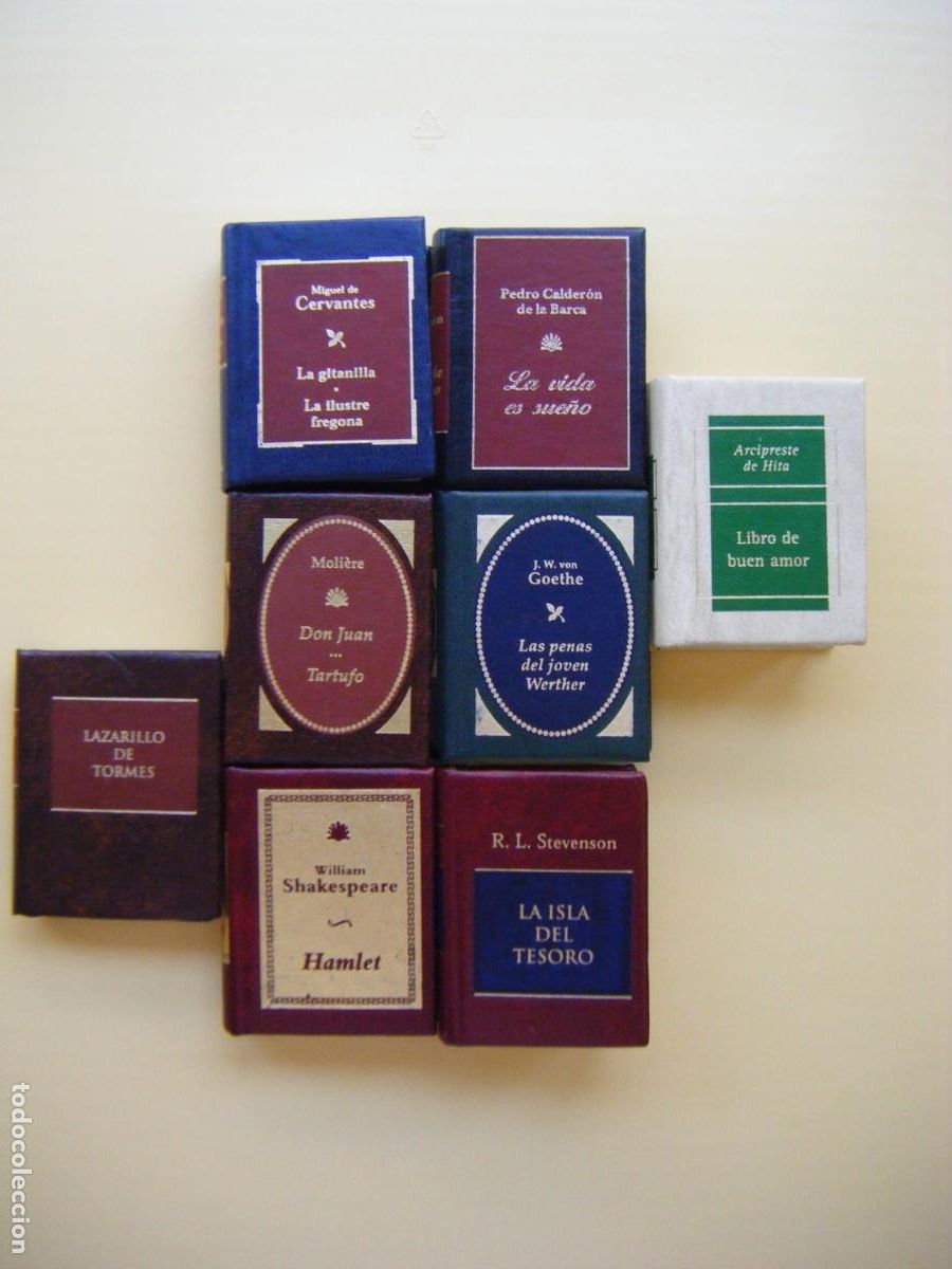 Libros de segunda mano: LOTE : 8 LIBROS GRANDES OBRAS LITERATURA UNIVERSAL EN MINIATURA PLANETA AGOSTINI