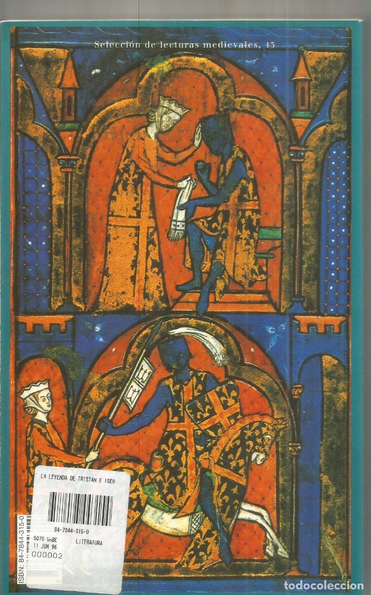 Libros de segunda mano: LA LEYENDA DE TRISTAN E ISEO. SIRUELA. PRIMERA EDICION - Foto 2