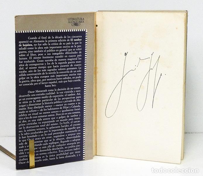 Libros de segunda mano: GRASS (G&uuml;nter). El tambor de hojalata. [FIRMADO]