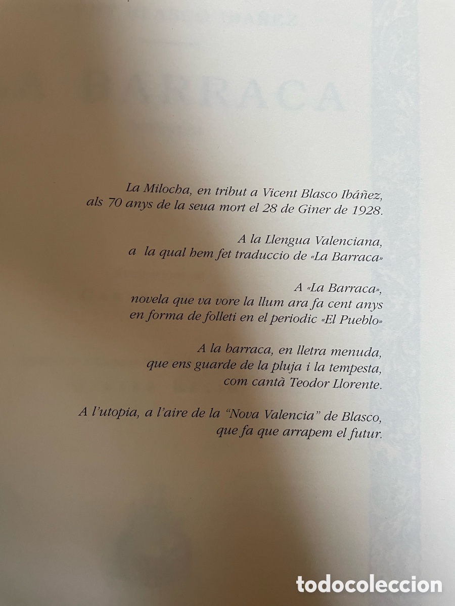Libros de segunda mano: La barraca - Falla La Milocha - Foto 2
