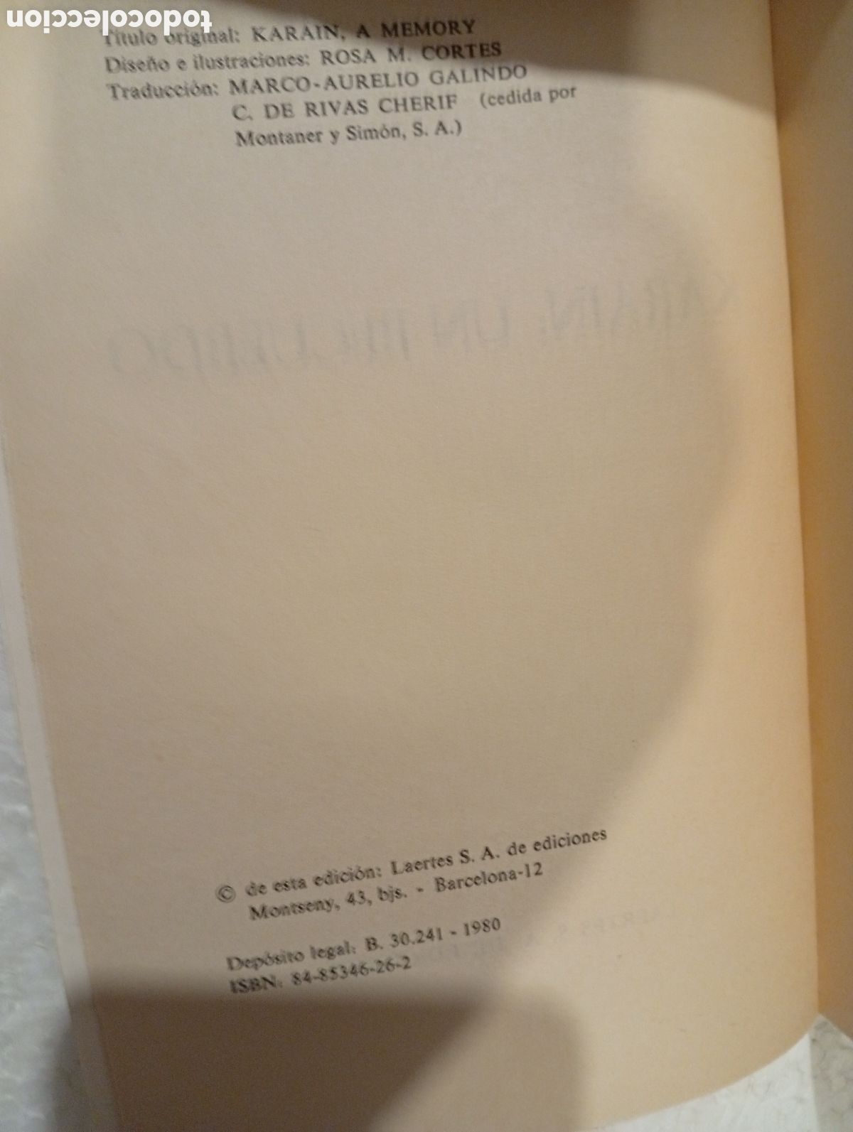 Libros de segunda mano: JOSEPH CONRAD. KARAIN, UN RECUERDO. LAERTES. 1980 - Foto 5