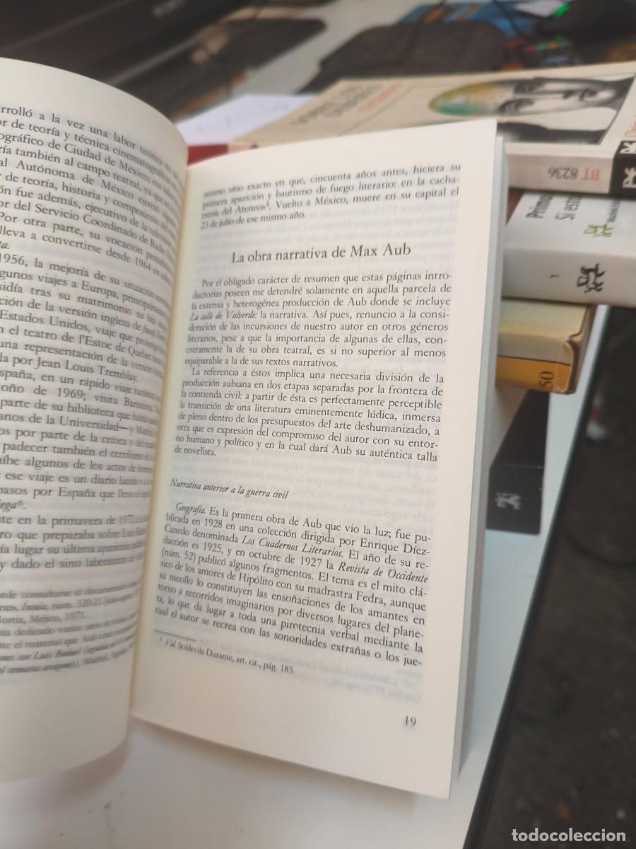 Libros de segunda mano: LA CALLE DE VALVERDE. MAX AUB. CATEDRA. LETRAS HISPANICAS. 1997. - Foto 4