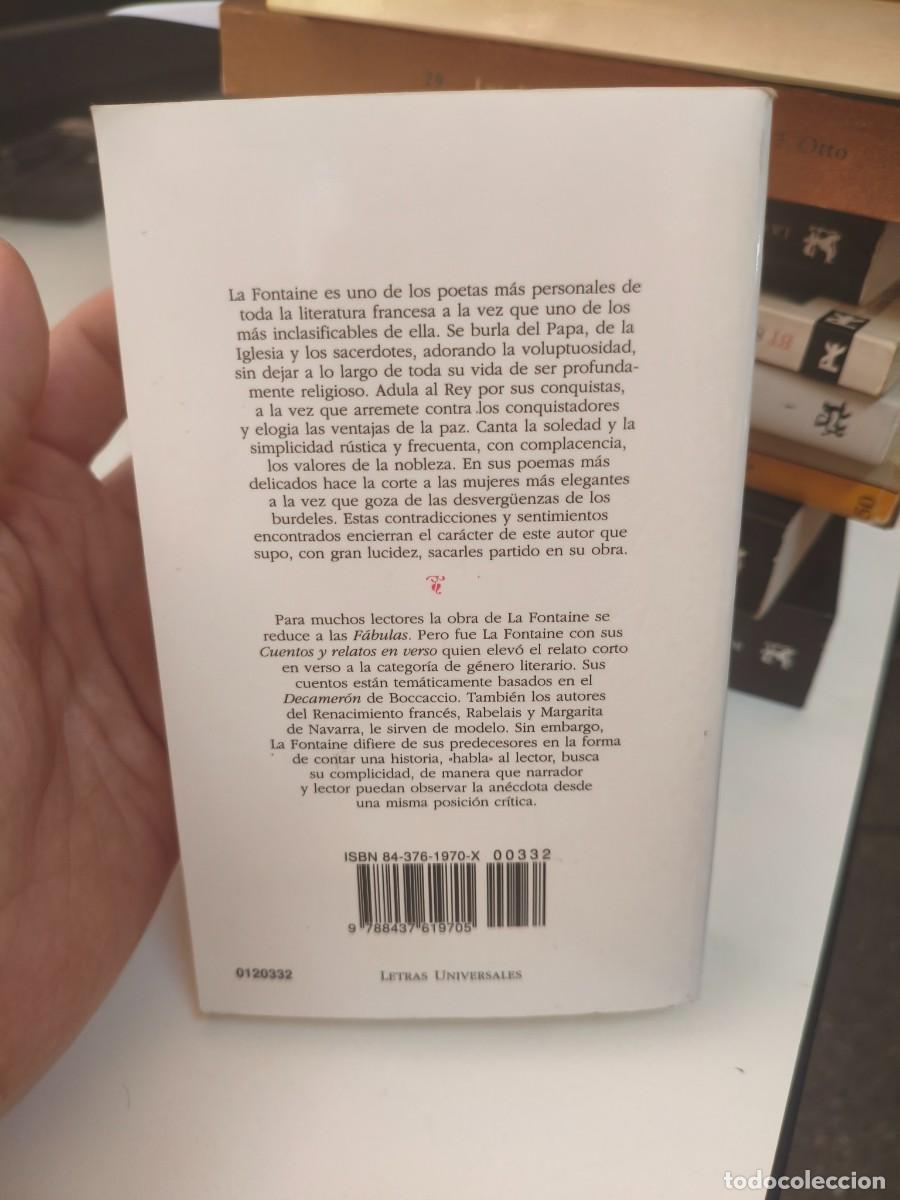 Libros de segunda mano: CUENTOS Y RELATOS EN VERSO - LA FONTAINE - CATEDRA, BILING&Uuml;E. - Foto 5