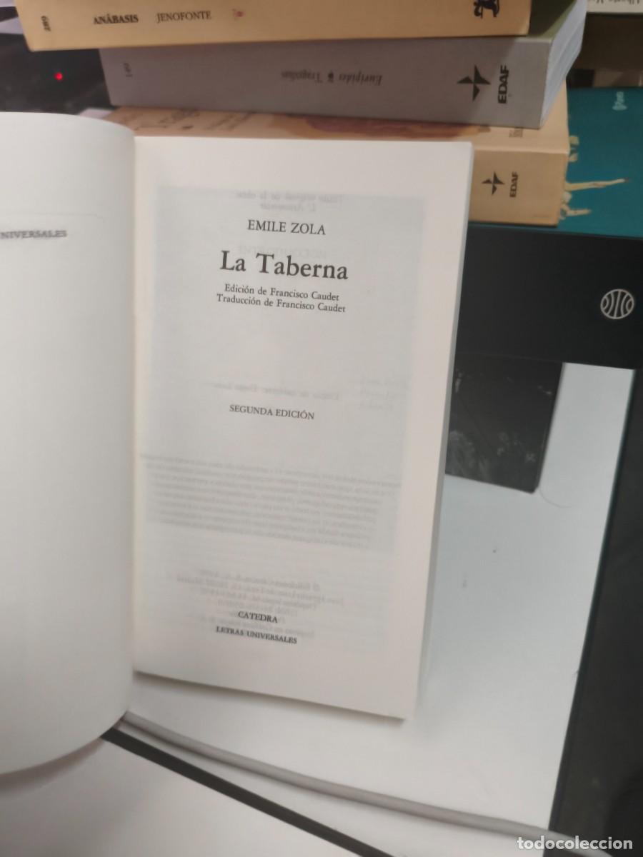 Libros de segunda mano: LA TABERNA -- EMILE ZOLA -- CATEDRA 1998. - Foto 2