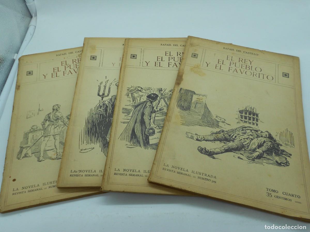 Libros de segunda mano: el pueblo y el favorito tomos cuarto-quinto-sexto-septimo la novela ilustrada alguno intosicos