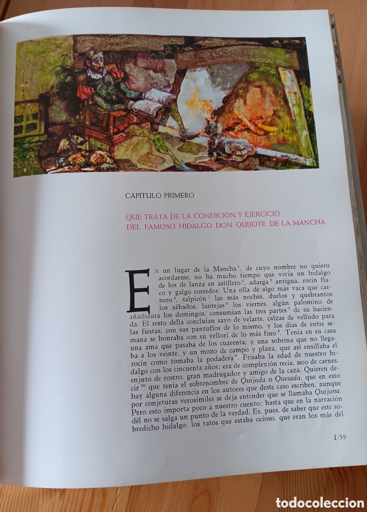 Libros de segunda mano: Don Quijote De La Mancha - Ed. C&oacute;dex 1965 (5 Tomos completos) - Ilustrado - Foto 2