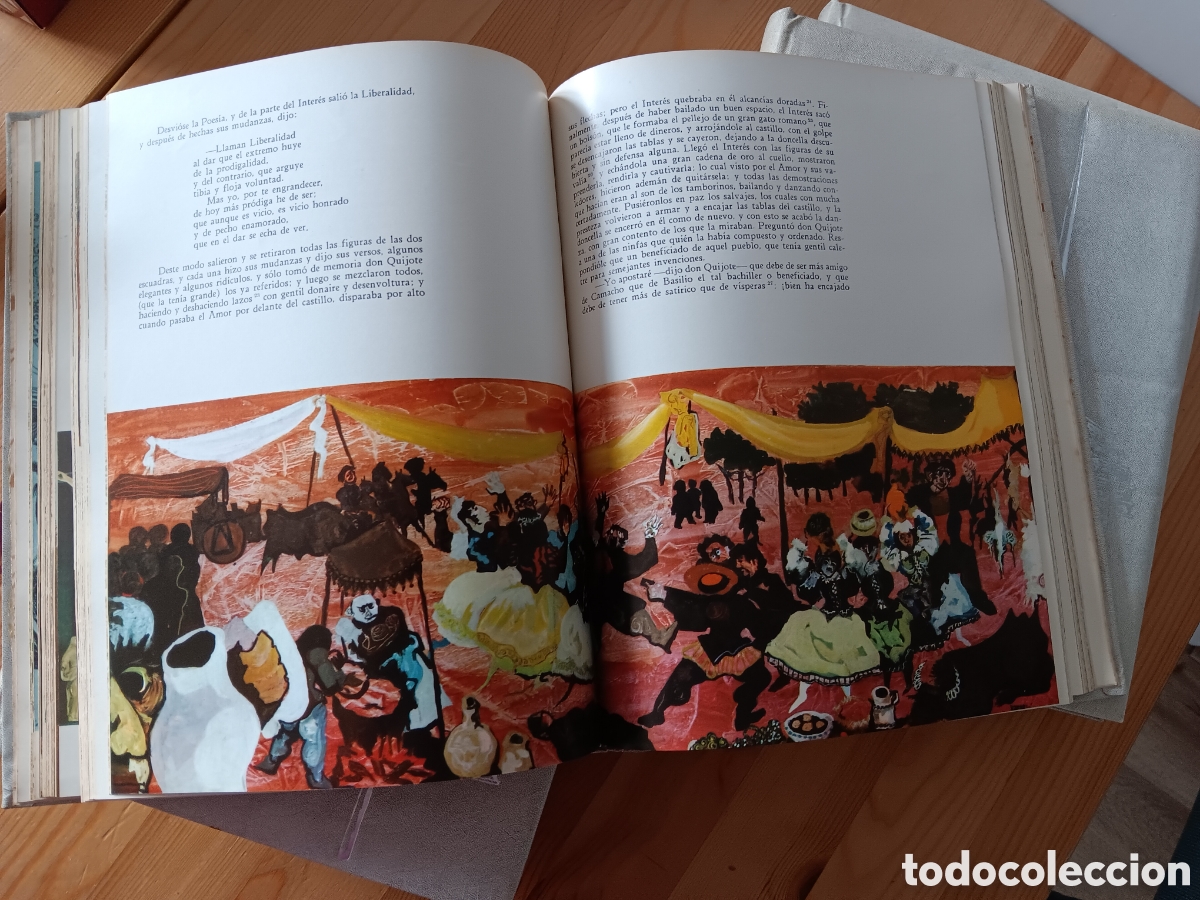 Libros de segunda mano: Don Quijote De La Mancha - Ed. C&oacute;dex 1965 (5 Tomos completos) - Ilustrado - Foto 6