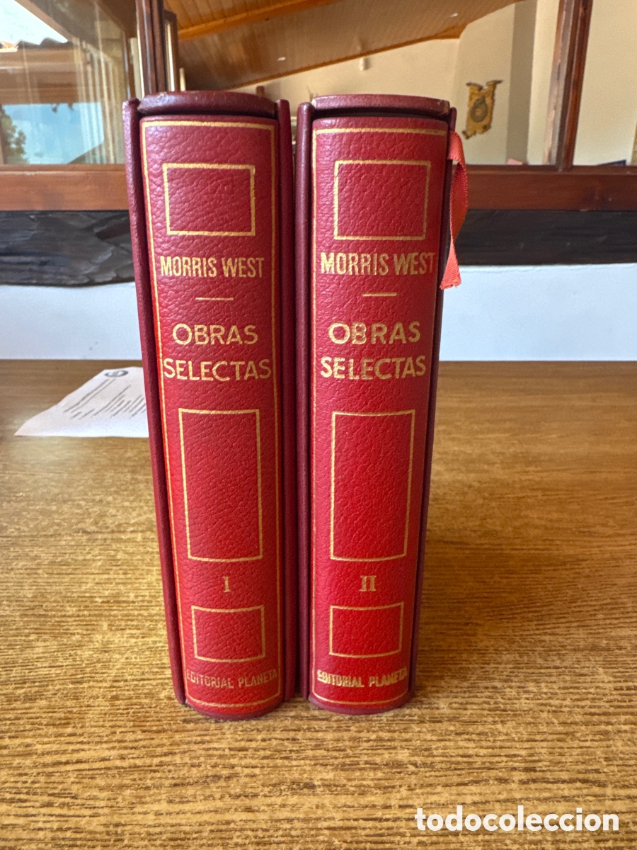Libros de segunda mano: MORRIS WEST : OBRAS SELECTAS - DOS TOMOS I y II (PLANETA, 1968) PLENA PIEL CON ESTUCHE