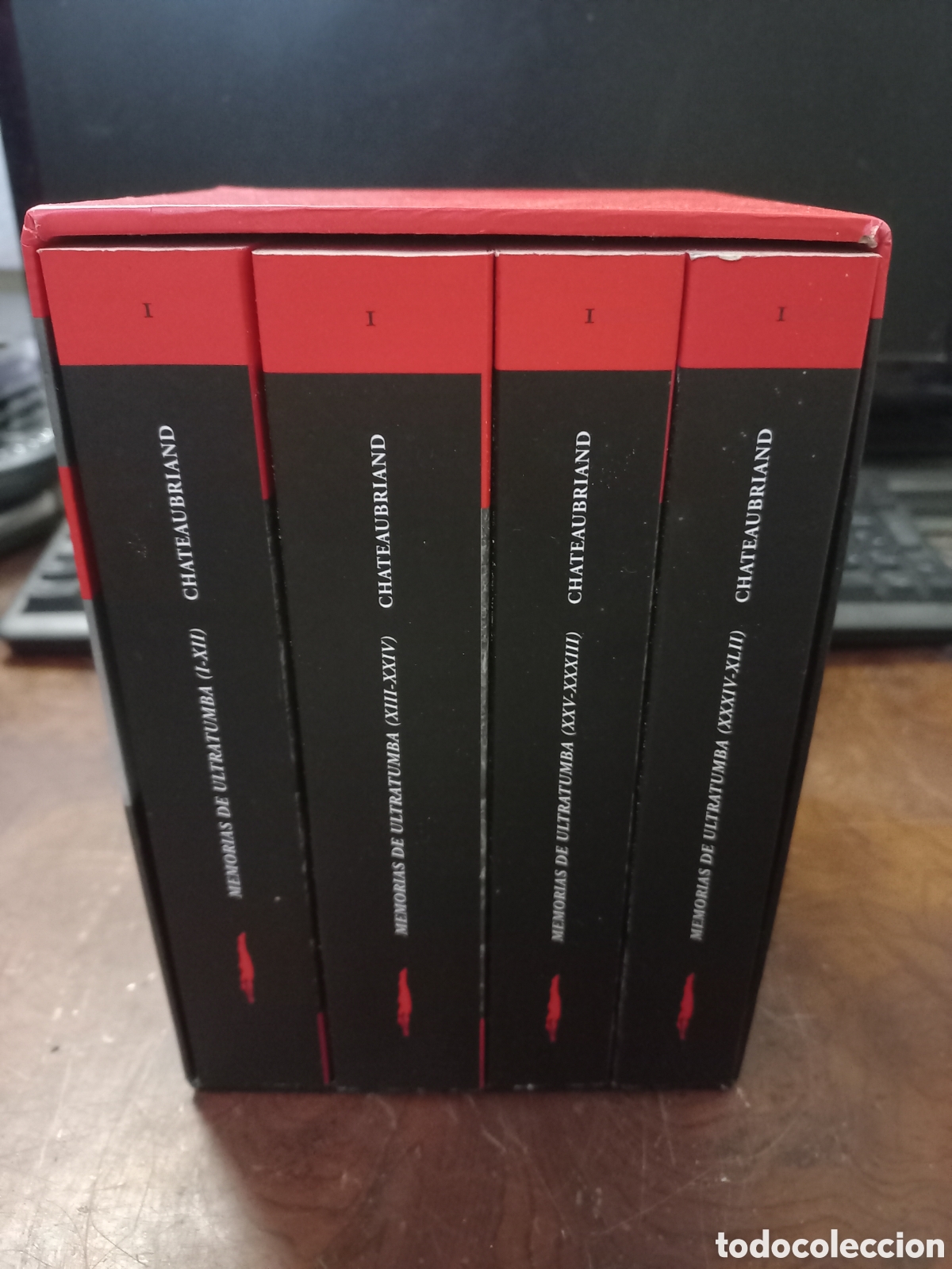 Libros de segunda mano: Memorias de Ultratumba. Chateaubriand. 4 tomos en estuche. Acantilado 4&ordf; reimpresi&oacute;n 2.012.