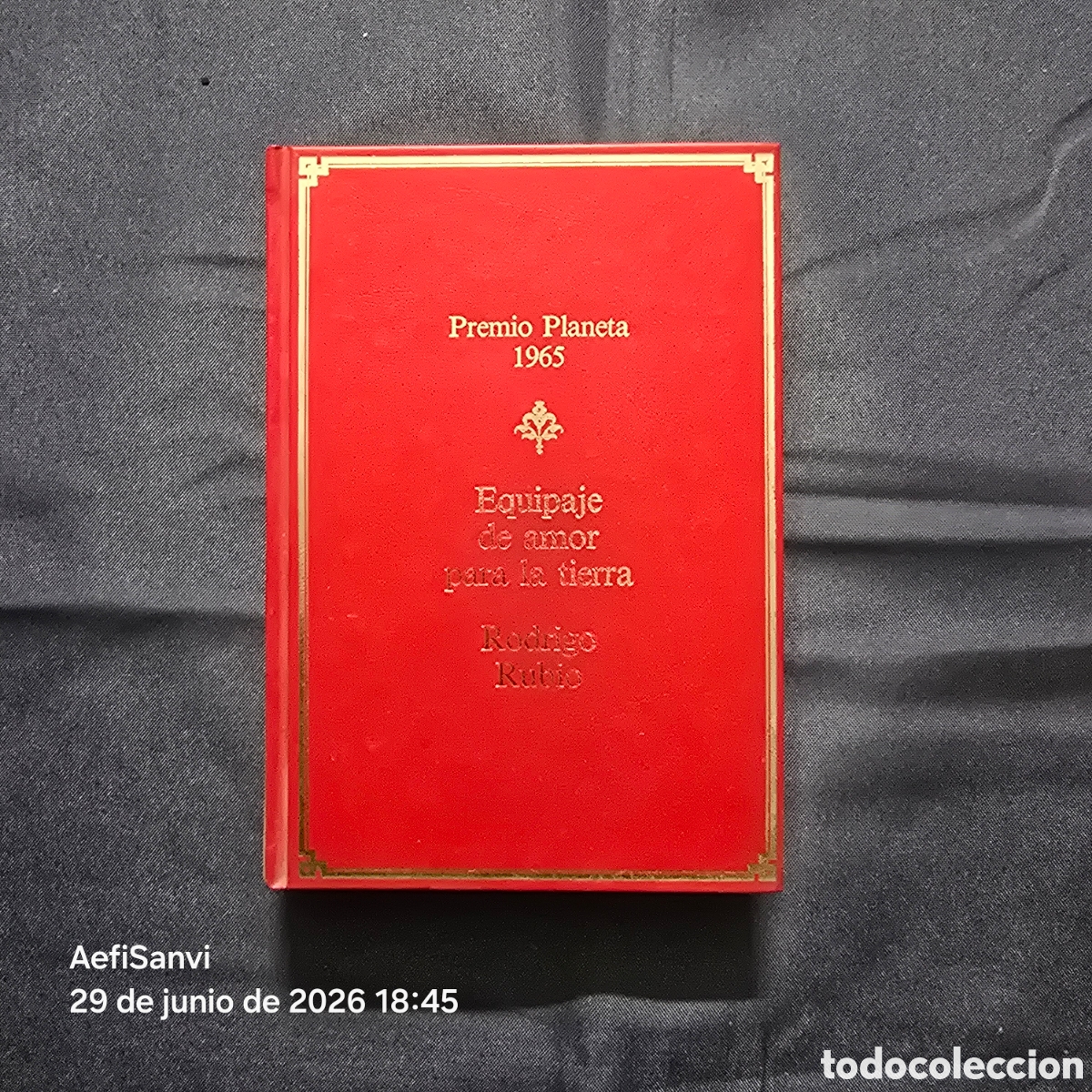 Libros de segunda mano: EQUIPAJE DE AMOR PARA LA TIERRA (RODRIGO RUBIO) (PREMIO PLANETA 1965)