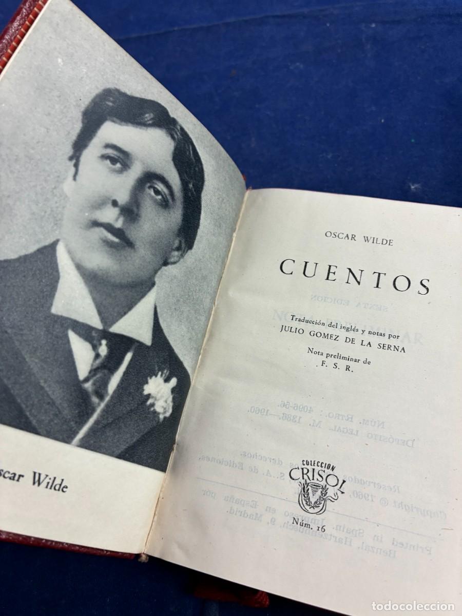 Libros de segunda mano: Cuentos Oscar Wilde 1960 Aguilar Crisol numero 16 Buen estado, Piel editorial