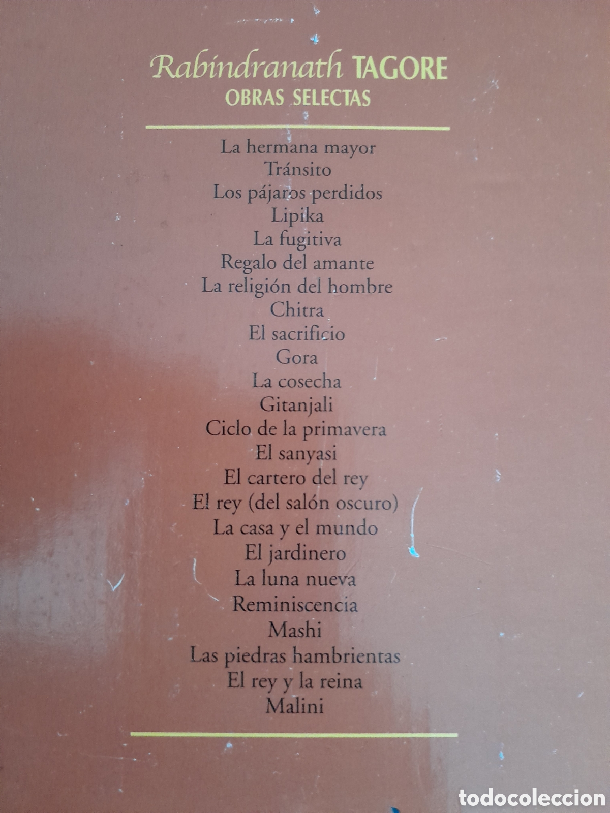 Libros de segunda mano: -Obras Selectas de Rab&iacute;ndranath Tagore.4 tomos. - Foto 6