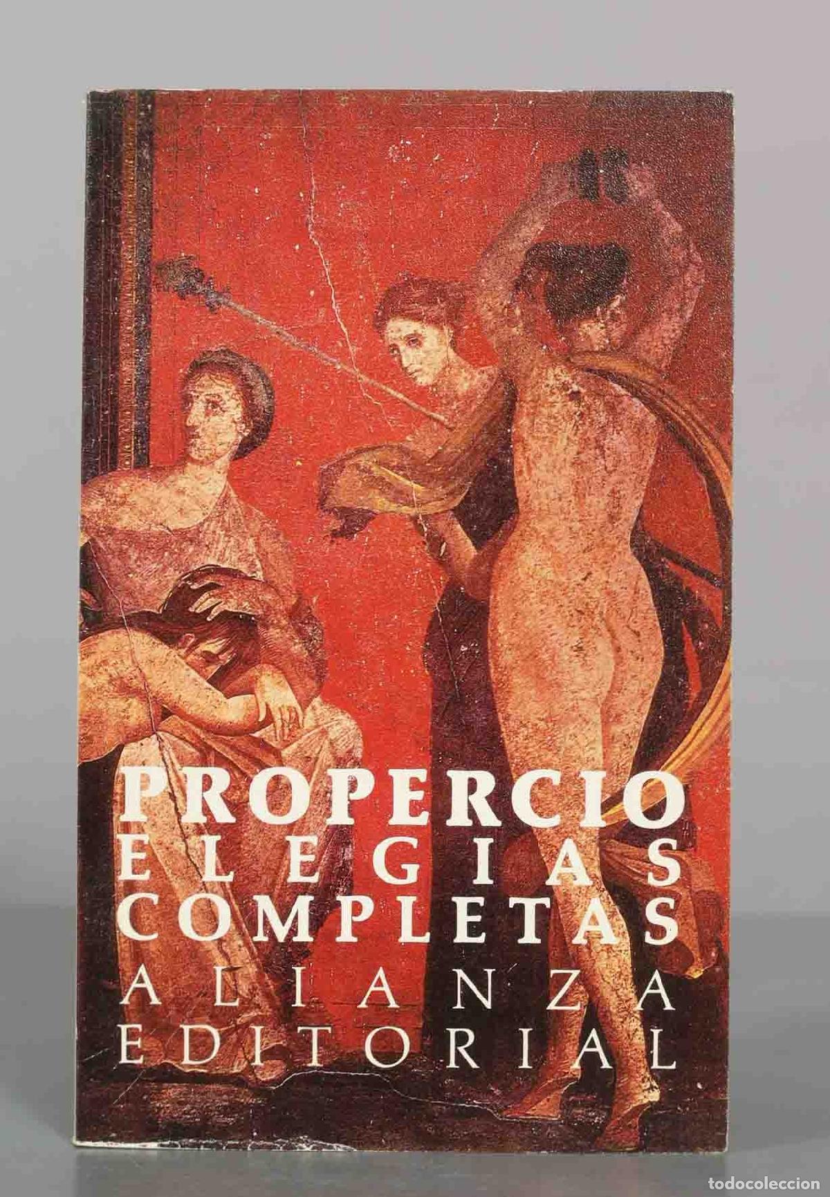 Libros de segunda mano: Eleg&iacute;as completas - Propercio - Alianza Editorial - Foto 1